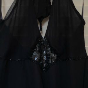 Forever 21 flowy chiffon halter tunic